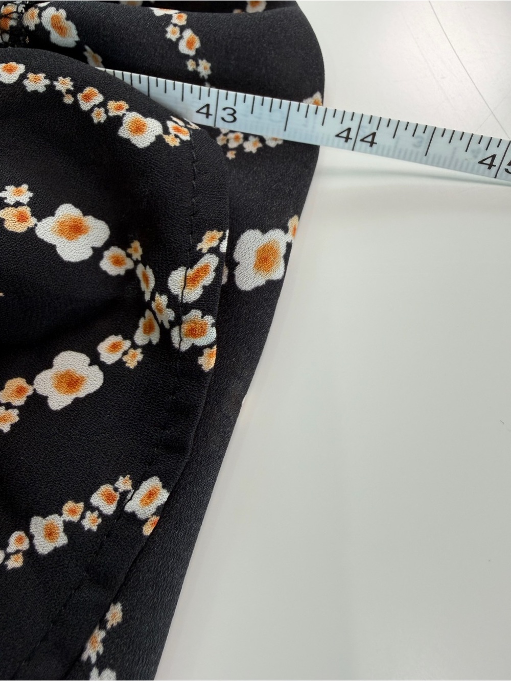 Torrid Size 3 Faux Wrap Black Maxi Dress Black Geometric Tie Waist 3/4 Sleeve - Picture 8 of 10